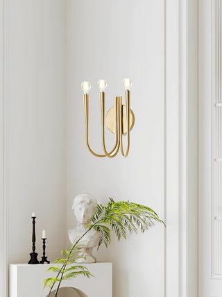 Swoop Applique Murale à Bras en Verre Élégance Premium