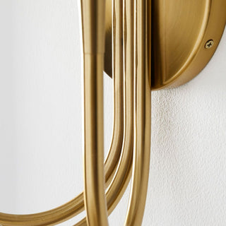 Swoop Applique Murale à Bras en Verre Élégance Premium
