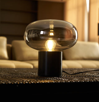 Rova Lampe de Table en Marbre Industriel