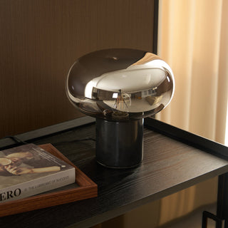 Rova Lampe de Table en Marbre Industriel