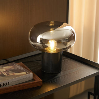 Rova Lampe de Table en Marbre Industriel