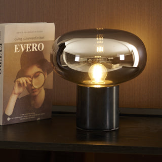 Rova Lampe de Table en Marbre Industriel