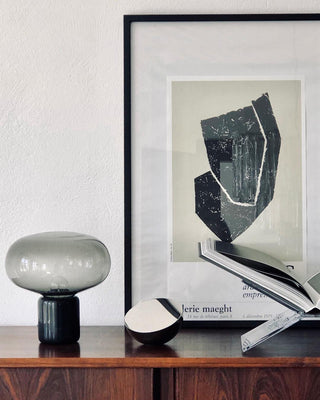 Rova Lampe de Table en Marbre Industriel