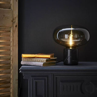 Rova Lampe de Table en Marbre Industriel