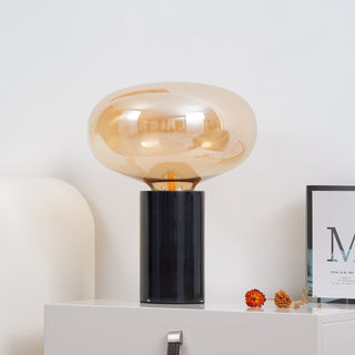 Rova Lampe de Table en Marbre Industriel
