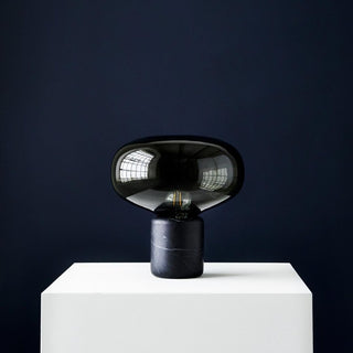 Rova Lampe de Table en Marbre Industriel