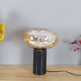 Rova Lampe de Table en Marbre Industriel