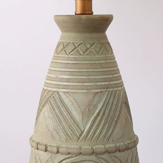 Zyra Lampe de Table en Bois Rustique