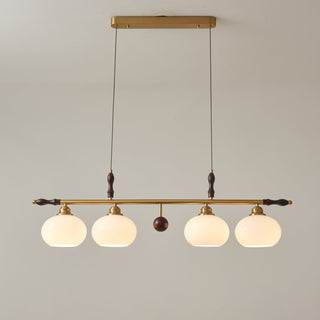 Runell Suspension en Verre Et Bois à L'Élégance Traditionnelle