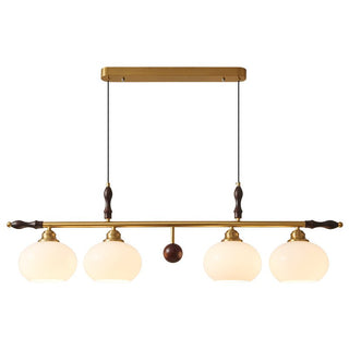 Runell Suspension en Verre Et Bois à L'Élégance Traditionnelle