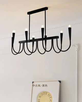 Lustra Lustre Or Symphonie Courbée Élégante