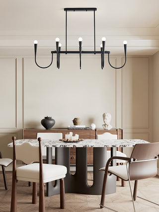 Lustra Lustre Or Symphonie Courbée Élégante