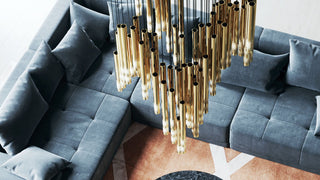 Ovynira Lustre Tige en Or