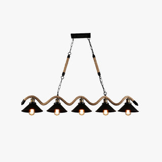 Epoch Lampe à Suspension LED Noire Vintage en Métal Pour Café
