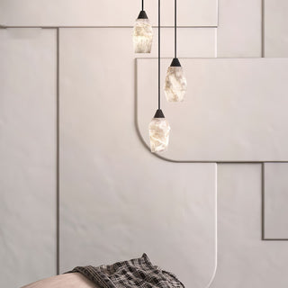Ostara Suspension Laiton Albâtre