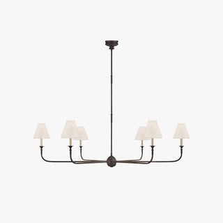Silva Lustre Orientable Vintage, Métal/Acrylique, Noir/Blanc/Laiton, Salon