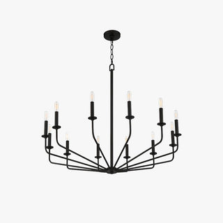 Silva Lustre Linéaire LED Moderne, Métal, Noir, Salon