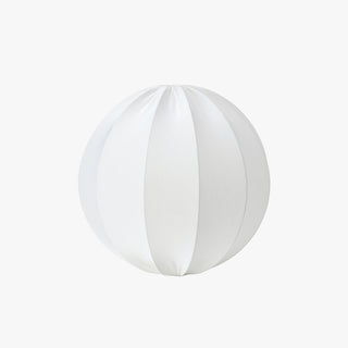Ritta Suspension sphérique Minimaliste Métal/Tissu Blanc Salon