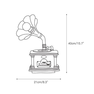 Phonograph Lampe à poser
