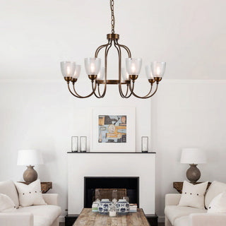 Caraeara Postmodern Luxe Verre Lustre