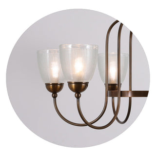 Caraeara Postmodern Luxe Verre Lustre