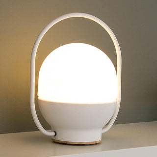Orb Modern Glass Table Lamp-Neutral Decor