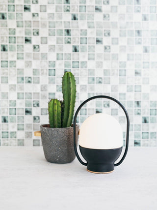 Orb Modern Glass Table Lamp-Neutral Decor