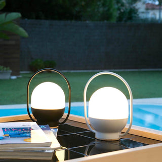 Orb Modern Glass Table Lamp-Neutral Decor