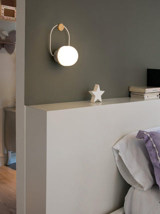 Orb Modern Glass Table Lamp-Neutral Decor