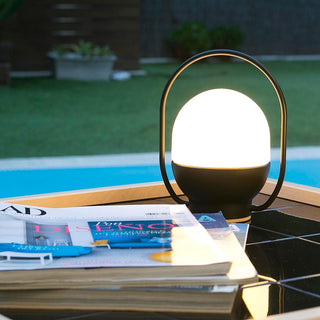 Orb Modern Glass Table Lamp-Neutral Decor