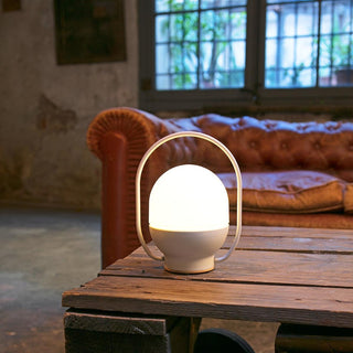 Orb Modern Glass Table Lamp-Neutral Decor