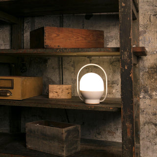 Orb Modern Glass Table Lamp-Neutral Decor