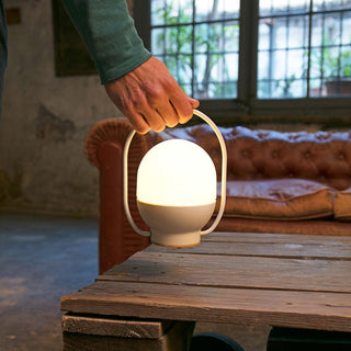 Orb Modern Glass Table Lamp-Neutral Decor