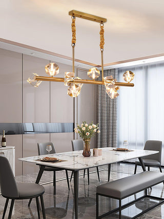 Eurthiel Lustre Pendentif Cristal Luxe