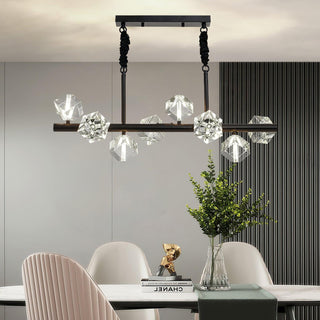 Eurthiel Lustre Pendentif Cristal Luxe
