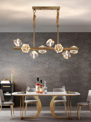 Eurthiel Lustre Pendentif Cristal Luxe