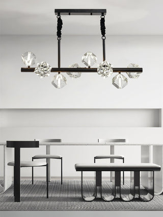 Eurthiel Lustre Pendentif Cristal Luxe