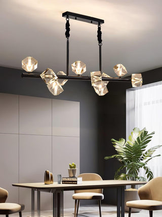 Eurthiel Lustre Pendentif Cristal Luxe