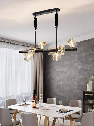 Eurthiel Lustre Pendentif Cristal Luxe