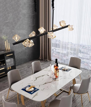 Eurthiel Lustre Pendentif Cristal Luxe