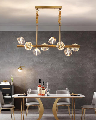 Eurthiel Lustre Pendentif Cristal Luxe