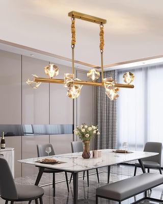 Eurthiel Lustre Pendentif Cristal Luxe