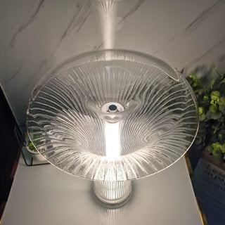 Carl Lampe de Table en Verre Moderne
