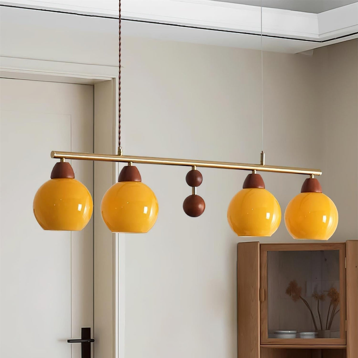 Amara Hand-blown Glass Chandelier-Neutral Decor