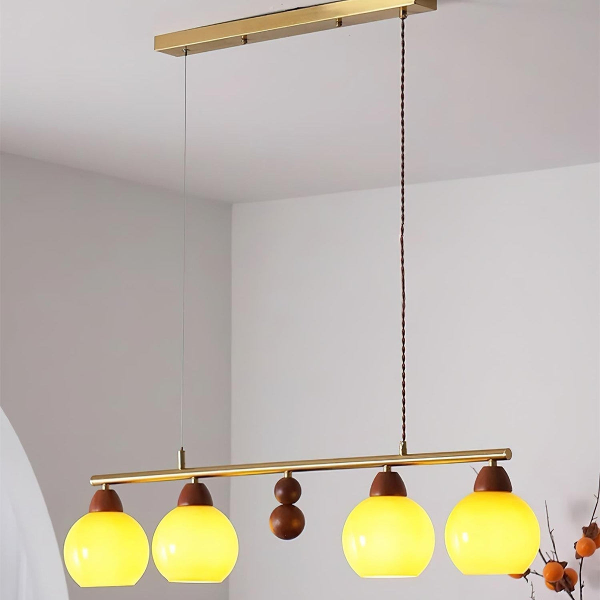 Amara Hand-blown Glass Chandelier-Neutral Decor