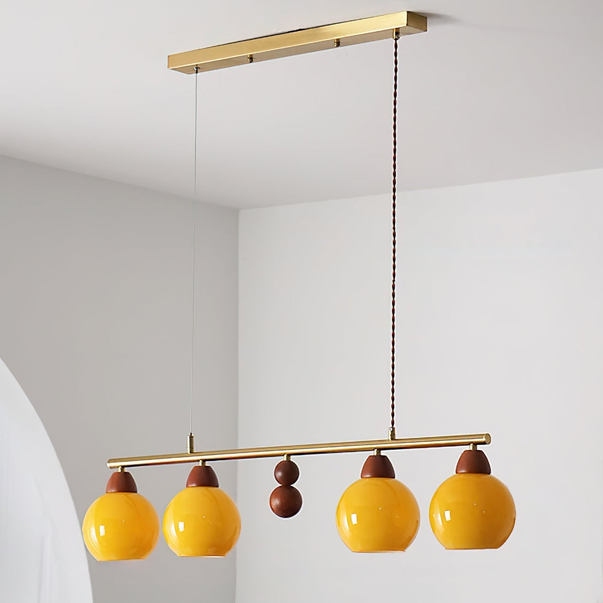 Amara Hand-blown Glass Chandelier-Neutral Decor