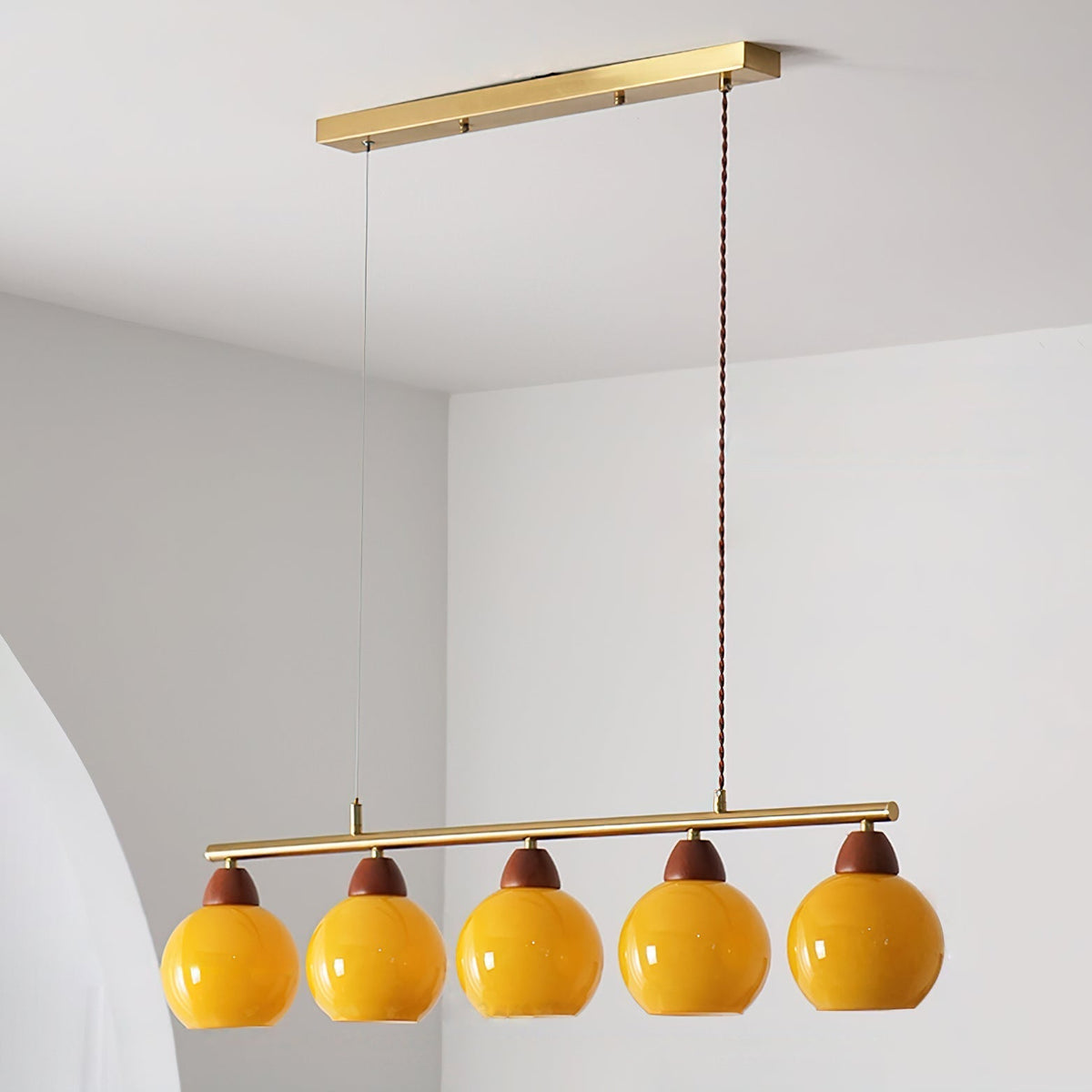 Amara Hand-blown Glass Chandelier-Neutral Decor