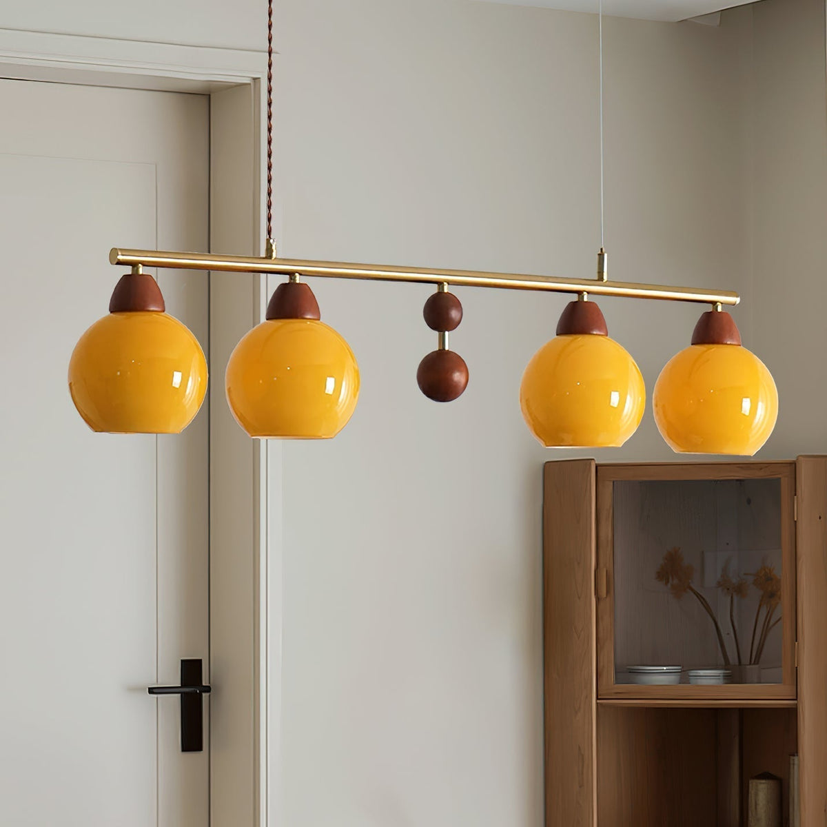 Amara Hand-blown Glass Chandelier-Neutral Decor