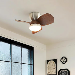 Plafonnier Ventilateur Ventra Moderne en Bois
