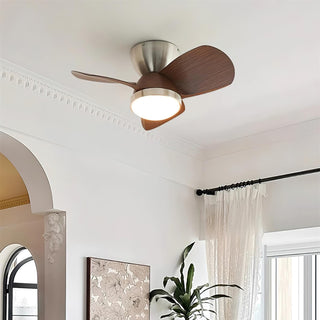 Plafonnier Ventilateur Ventra Moderne en Bois